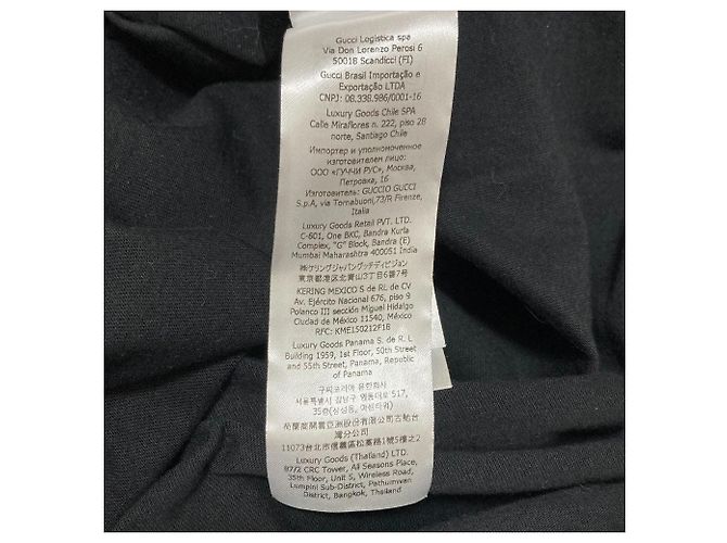 Camiseta larga Gucci logo MOTO - vista 6