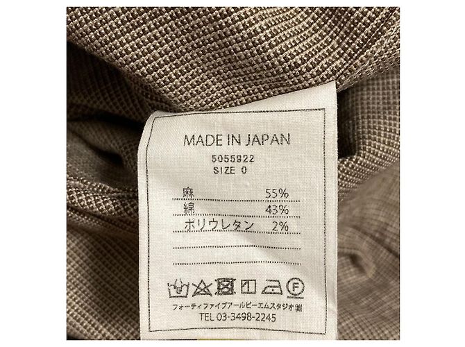 Autre Marque Vestido de tweed de algodón y lino 45R - vista 6