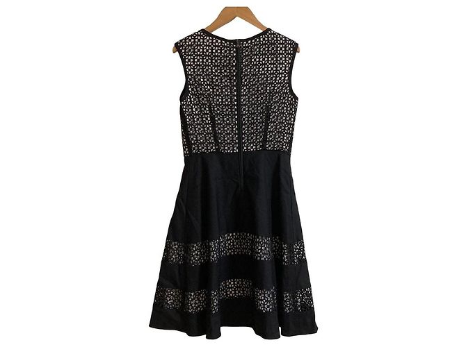 Autre Marque M-PremierBLACK Spitzenkleid mit Cut-out - Ansicht 2