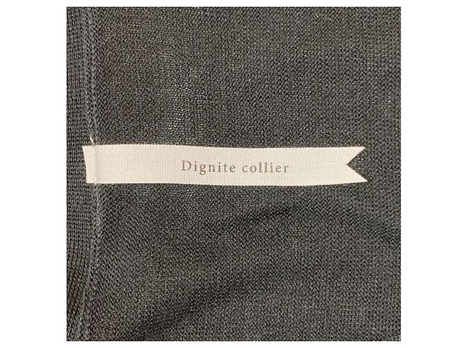 Autre Marque Dignite collier Strong Twisted Cotton Wide Cardigan - vista 4