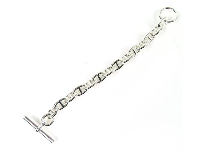Chaîne d'ancre Pulsera Hermès Chaine d'Ancre MM 925 Silver - vista 3