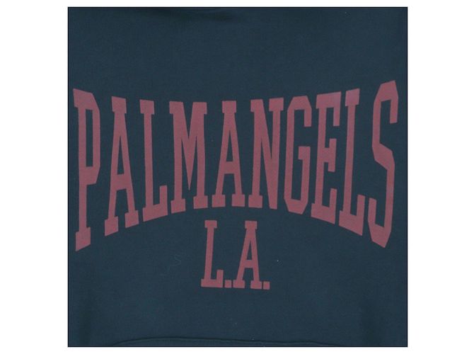 Sudadera con capucha de algodón Palm Angels College logo - vista 4