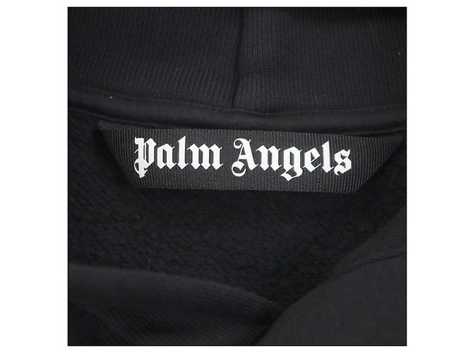 Sudadera con capucha de algodón Palm Angels College logo - vista 6