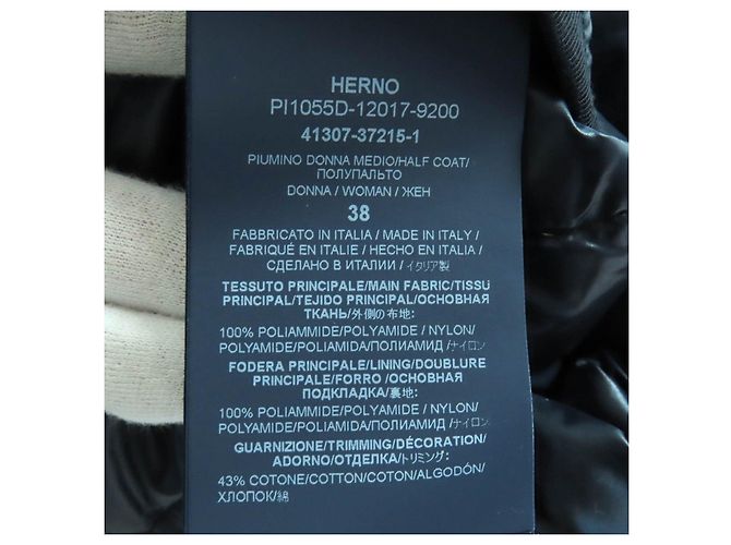Autre Marque Abrigo de plumón Herno azul marino - vista 9