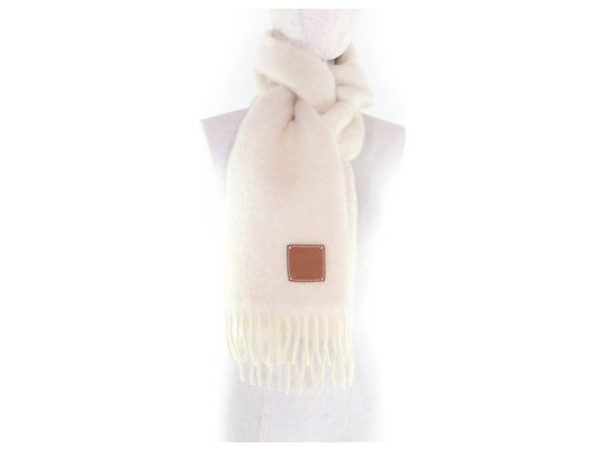 Loewe Anagram Patch Mohair-Woll-Nylon-Schal - Ansicht 3