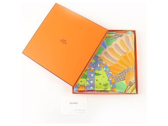 Hermès Ex Libris en Kimonos Seidentuch - Ansicht 2