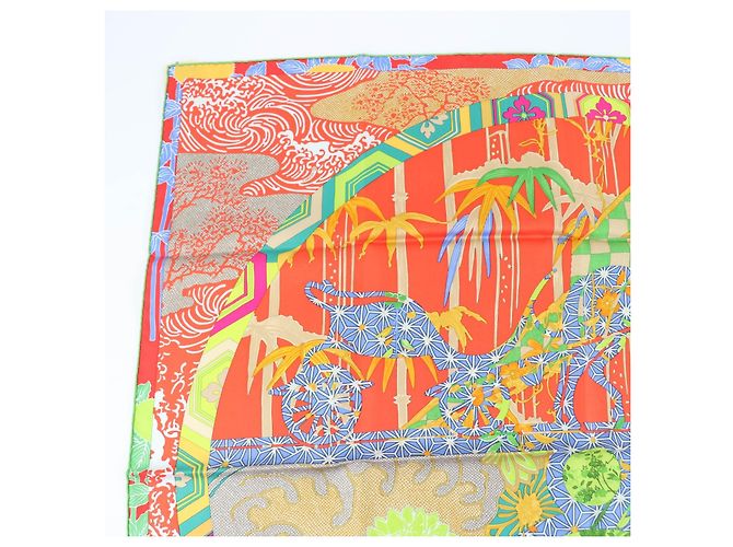 Hermès Ex Libris en Kimonos Seidentuch - Ansicht 3