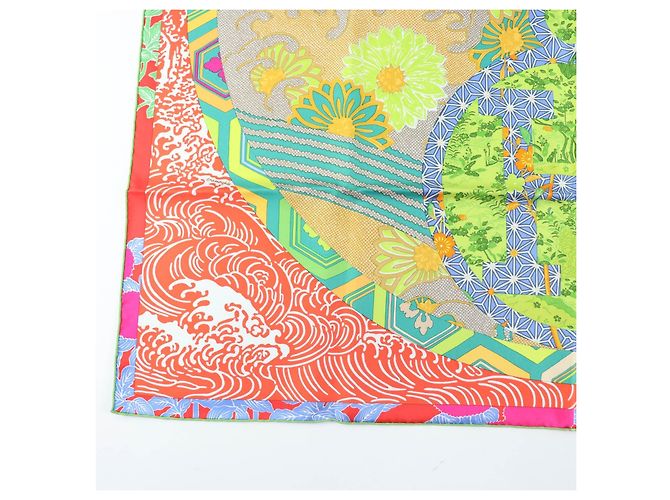 Hermès Ex Libris en Kimonos Seidentuch - Ansicht 6