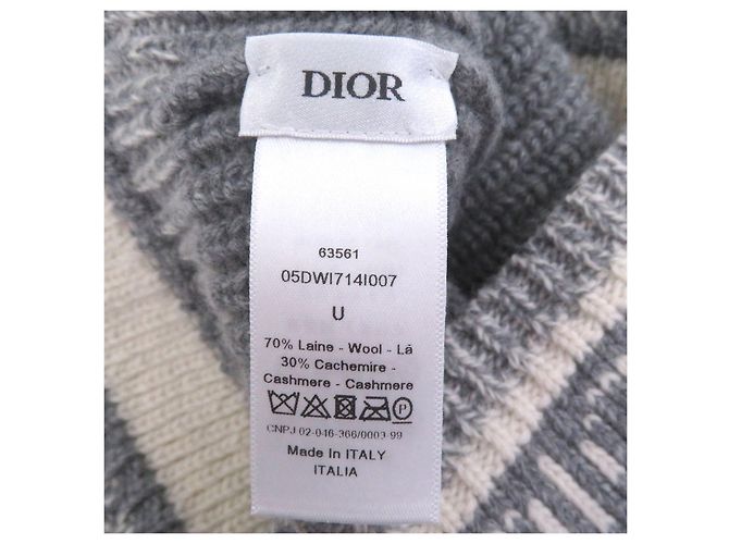 Cappello in maglia di lana e cashmere Dior - vista 6