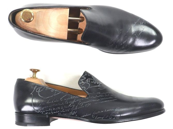 Mocassini Berluti Gale Cursive in vitello Venice - vista 5