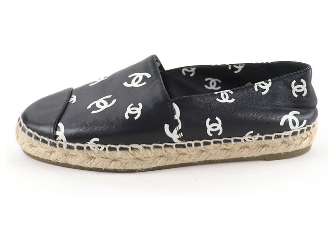 Espadrilles en cuir CHANEL COCO Mark - vue 4