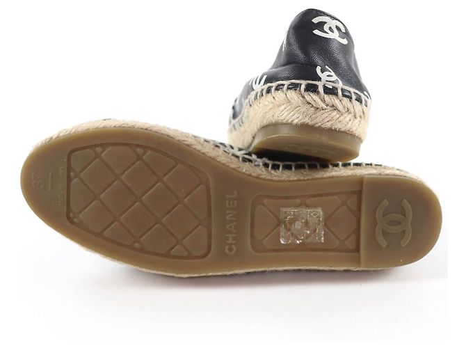 Espadrilles en cuir CHANEL COCO Mark - vue 6