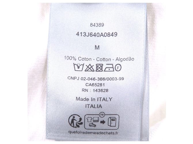 Camiseta Dior de punto de algodón slub - vista 7
