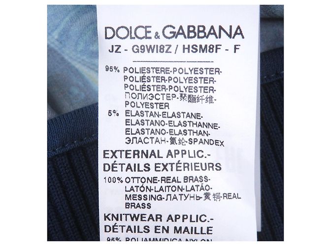 Dolce & Gabbana T-shirt de manga comprida Dolce&Gabbana
T-shirt em Polyester Elastane - vista 6
