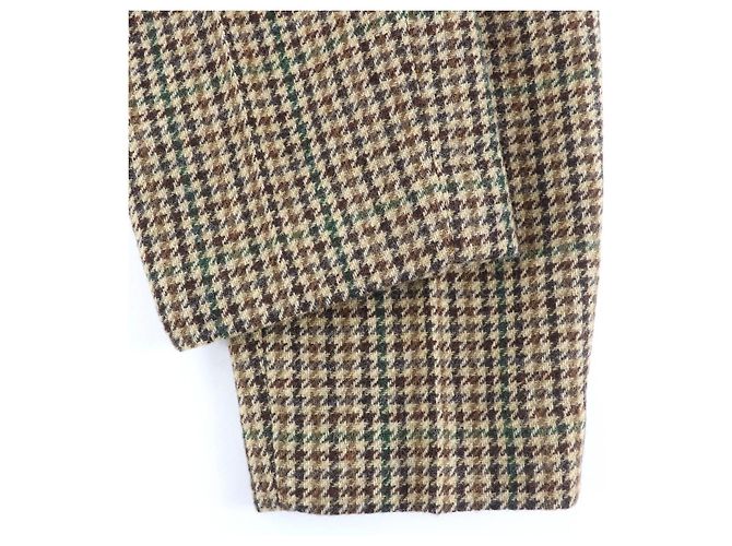 Pantalones de lana marrones Céline - vista 6