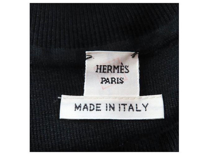 Hermès Strickpullover mit hohem Kragen aus Kaschmir-Mischung 40 - Ansicht 5