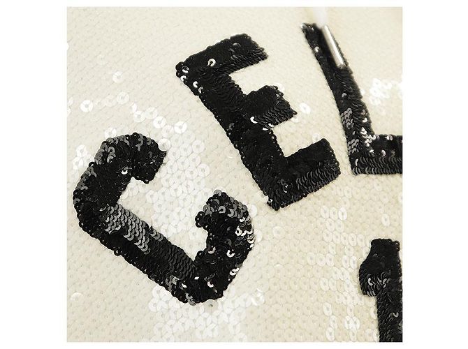 Céline Sweatshirt à capuche Celine 16 à sequins - vue 12