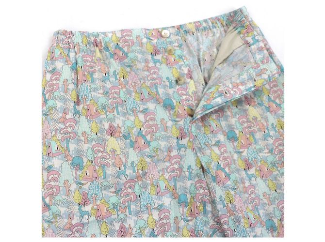 Calções Gucci Liberty Multi em algodão - vista 3