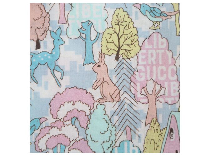 Calções Gucci Liberty Multi em algodão - vista 6