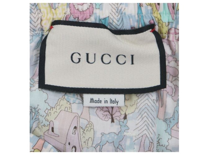 Calções Gucci Liberty Multi em algodão - vista 8
