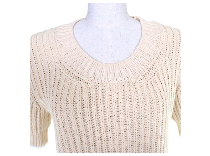 Moncler GIROCOLLO TRICOT Cotton Knit Top - vista 4