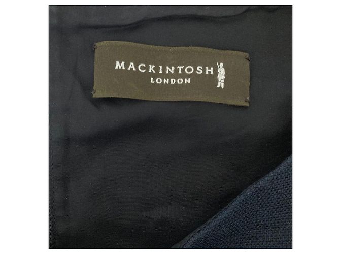 Mackintosh Kleid aus Leinenmischung - Ansicht 5