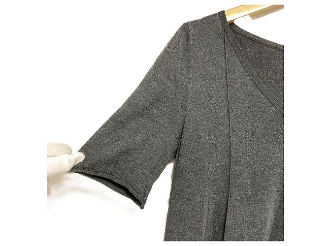 Autre Marque FOXEY Strickkleid mit V-Ausschnitt - Ansicht 3