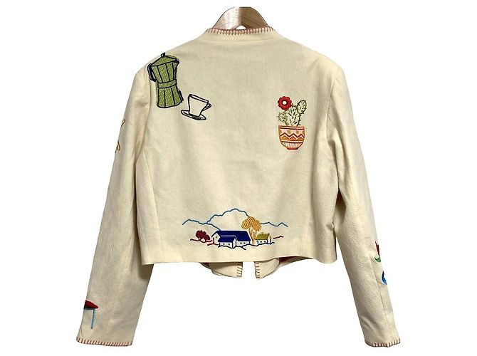 Autre Marque Giacca ZARA con ricami floreali - vista 2