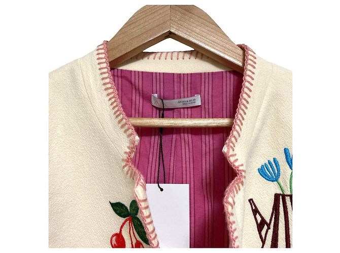 Autre Marque Giacca ZARA con ricami floreali - vista 4