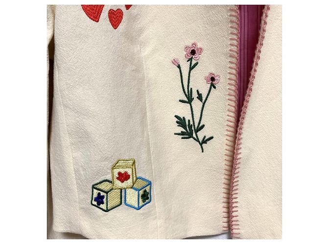 Autre Marque Giacca ZARA con ricami floreali - vista 5
