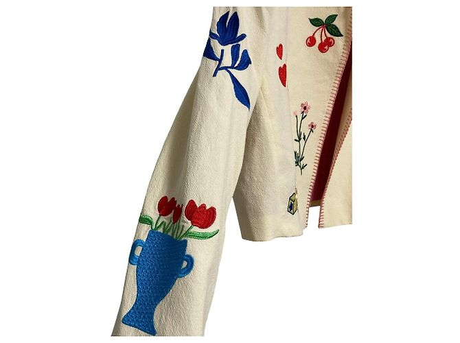 Autre Marque Giacca ZARA con ricami floreali - vista 7