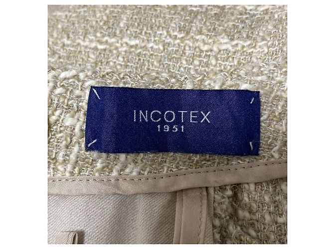 Autre Marque Pantalones Ankle de Tweed INCOTEX - vista 6