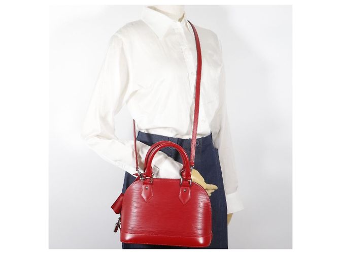 Borsa 2way Louis Vuitton Alma BB Epi - vista 18