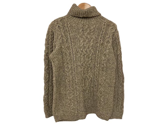 Autre Marque Liflattie Ships Aran Strickpullover mit hohem Kragen - Ansicht 3