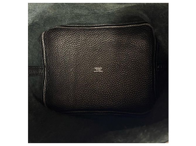 Sac à main Hermès Picotin Lock MM Taurillon Clémence - vue 12