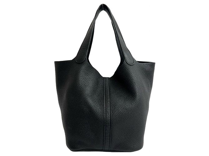 Sac à main Hermès Picotin Lock MM Taurillon Clémence - vue 6