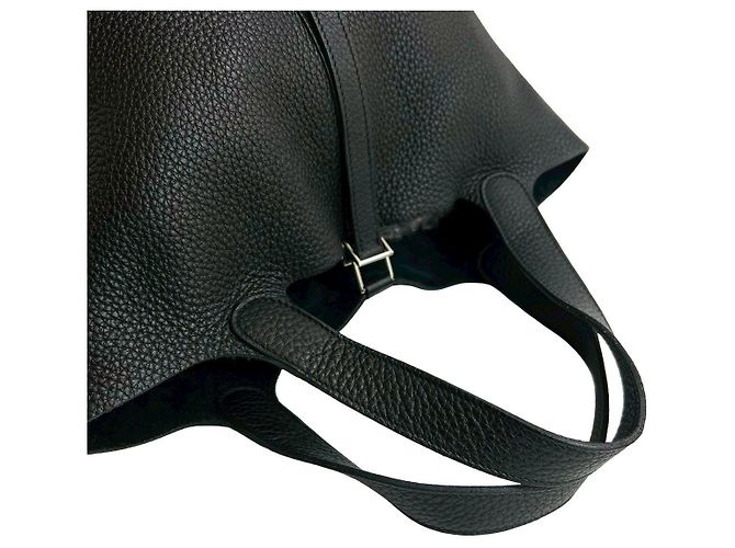 Sac à main Hermès Picotin Lock MM Taurillon Clémence - vue 7