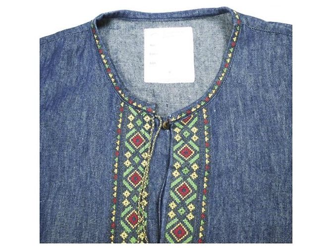 Autre Marque Camicia pullover BLACKBIRD in lino e cotone - vista 4