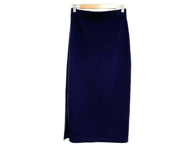 Falda de punto de lana y cashmere Theory - vista 2