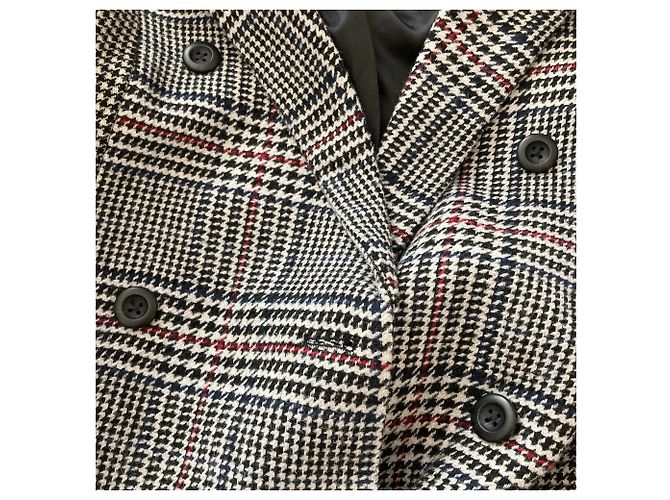 Autre Marque GAP MIXEDPLAID COAT Abrigo de mezcla de lana - vista 4