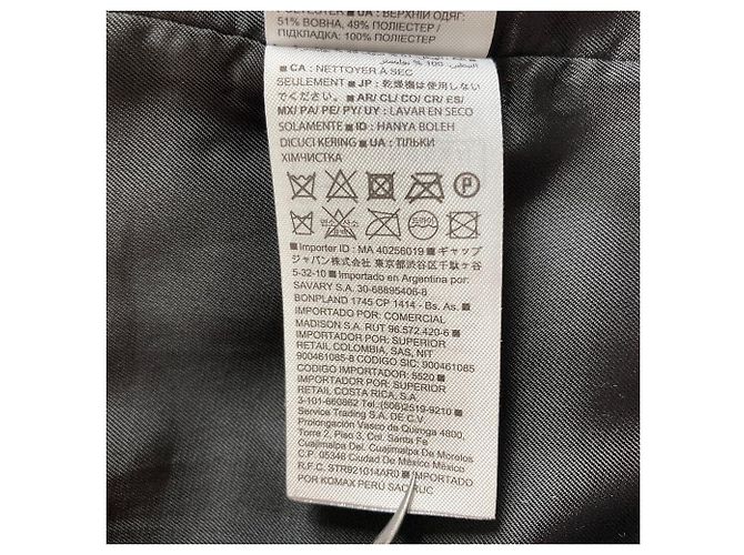 Autre Marque GAP MIXEDPLAID COAT Abrigo de mezcla de lana - vista 8