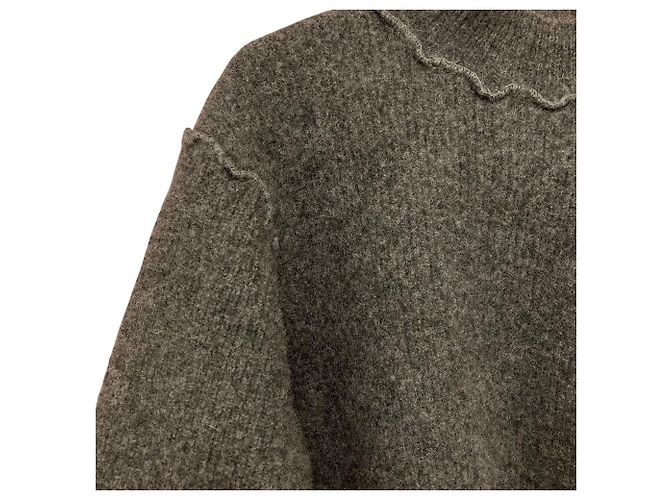Autre Marque STUDIOUS Cropped Strickpullover mit Stehkragen - Ansicht 2
