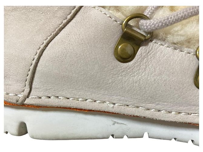 Autre Marque Stivaletti bassi stringati in shearling Camper - vista 11