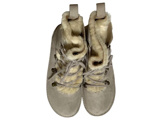 Autre Marque Stivaletti bassi stringati in shearling Camper - vista 5