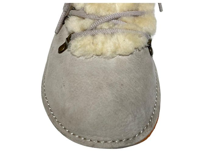 Autre Marque Stivaletti bassi stringati in shearling Camper - vista 8