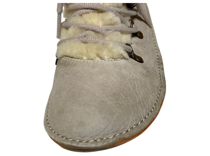 Autre Marque Stivaletti bassi stringati in shearling Camper - vista 9