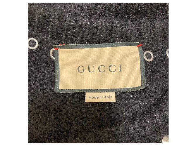 Jersey de punto de mohair Gucci cuello en V - vista 4