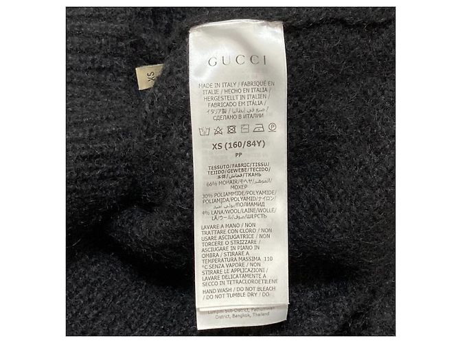 Jersey de punto de mohair Gucci cuello en V - vista 6