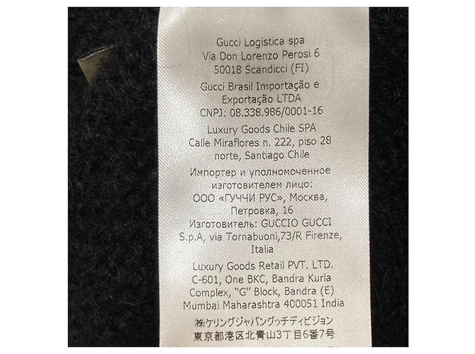 Jersey de punto de mohair Gucci cuello en V - vista 7