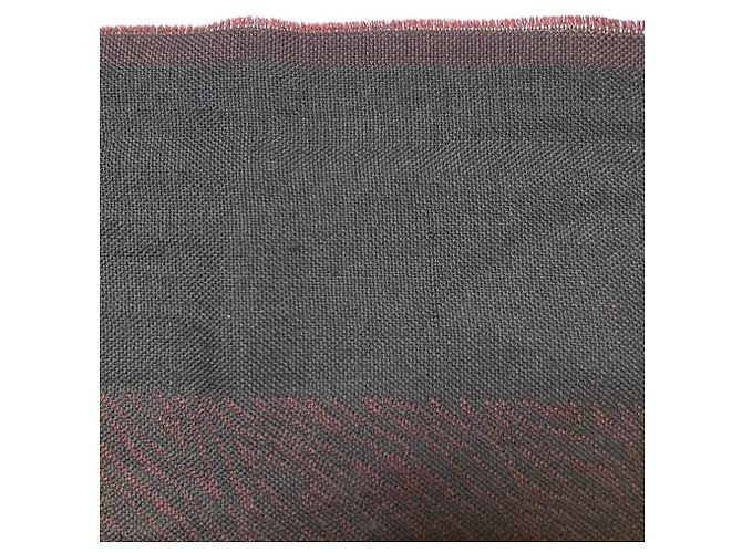 Sciarpa con logo intarsia e frange Emporio Armani - vista 7